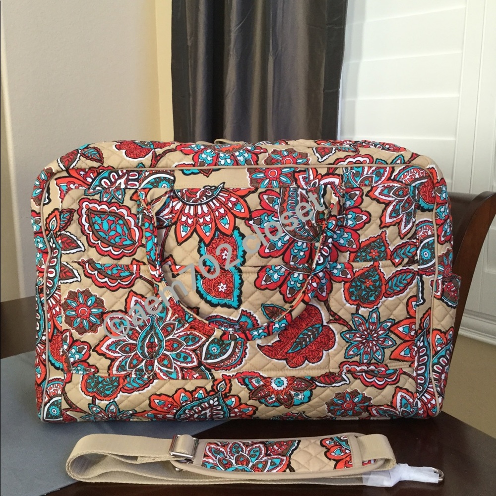 NWT VERA BRADLEY ICONIC WEEKENDER TRAVEL BAG - Picture 3 of 4